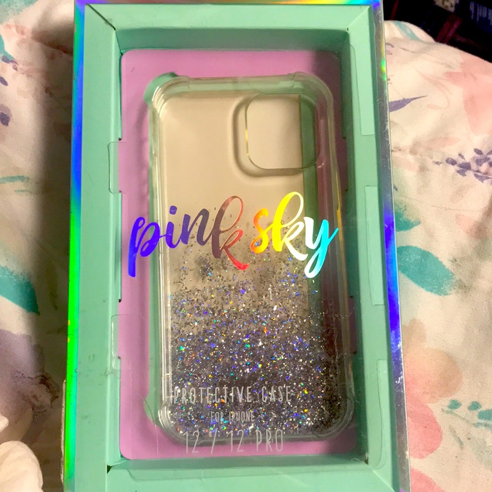 Pink sky 12/12 pro phone cover